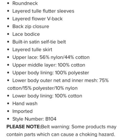 BRAND NEW baby teter warm baptism wedding flower girl dress size 9M & 12M - Picture 9 of 10